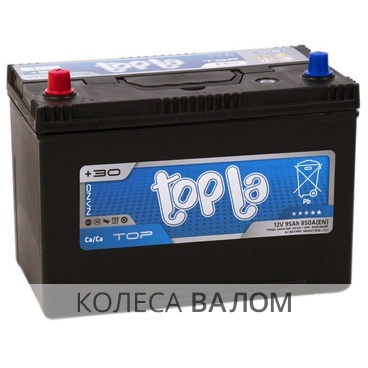 TOPLA Top JIS SMF  12В 6ст 95 а/ч пп 118995 выс